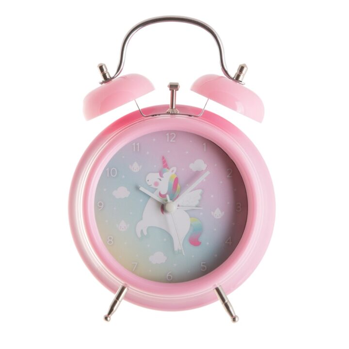 CLOCK003_A_RainbowUnicorn_AlarmClock_Front