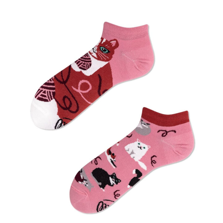 Playful Cat low socks