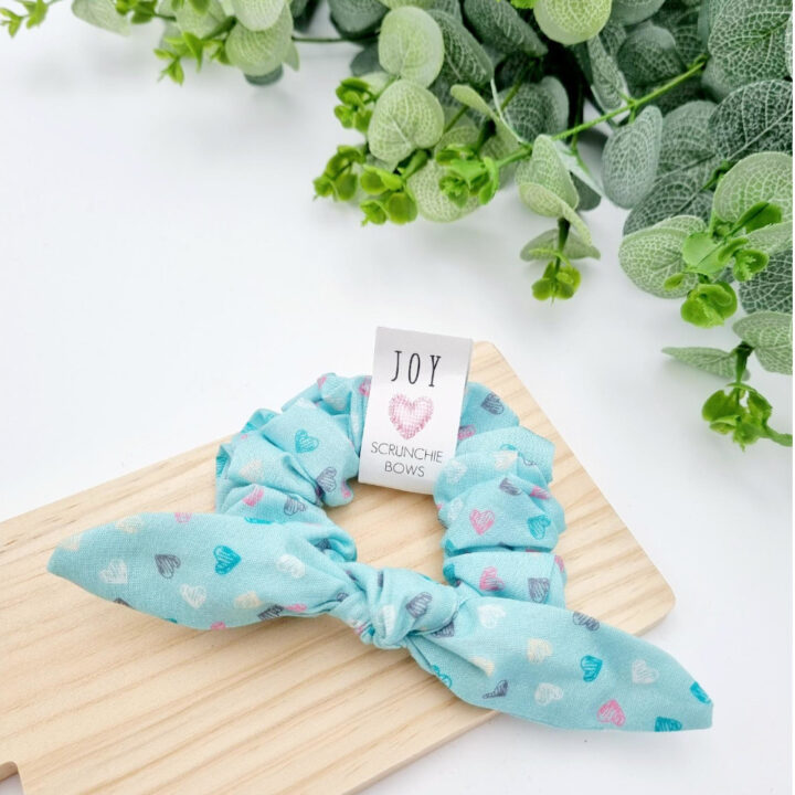 Scrunchie Bow Καρδούλες